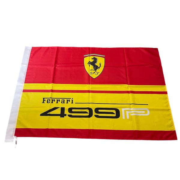 フェラーリ ハイパーカー 499P フラッグ オフィシャル 公式 旗 タペストリー WEC ル・マン...