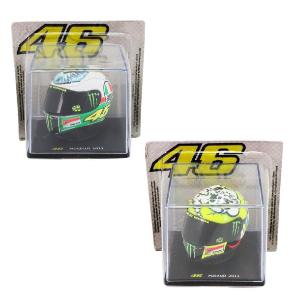 【30%OFFセール】VR46 1/5 ヘルメット 2011年 バレンティーノ ロッシ ミニチュア ...