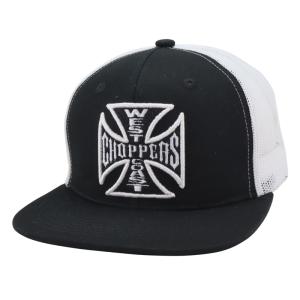 【ワイルドスピード ブライアン オコナー 着用 ブランド】ウエスト コースト チョッパーズ OG クロス トラッカー フラット キャップ 帽子 バイク
