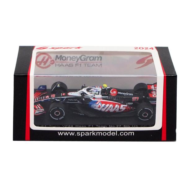 スパーク 1/64 マネーグラム ハース F1チーム VF-24 2024年 オースティンGP ＃2...