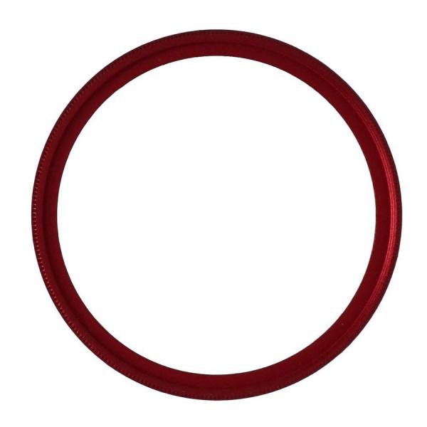フィルター径:40.5mm UVフィルター 赤 枠 レッド カメラレンズ保護 フィルターをはめてレン...