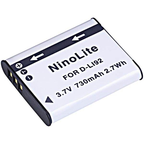 PENTAX D-LI92互換対応バッテリー X70 Optio WG-2 WG-20 等対応