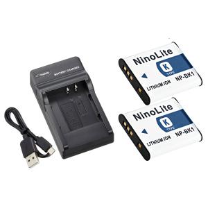 USB充電器とバッテリー2個セット DC16 と Sony ソニー NP-BK1