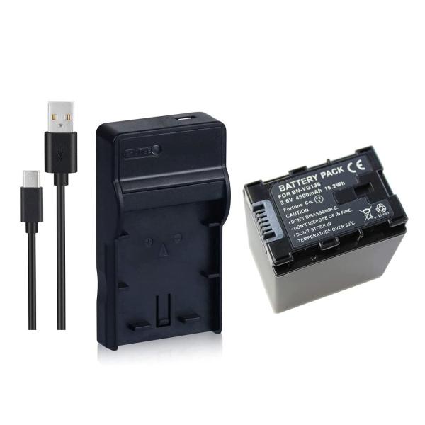 セットDC96 対応USB充電器 と Victor 日本ビクター BN-VG138 互換バッテリー
