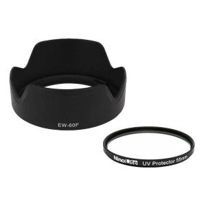 3点セット ET-63 互換 EF-S55-250mm F4-5.6 IS STM対応 レンズフードと