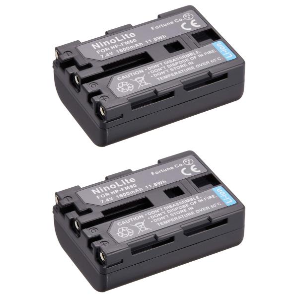 2個セット Sony ソニー NP-FM50 互換バッテリー DSC-R1 等