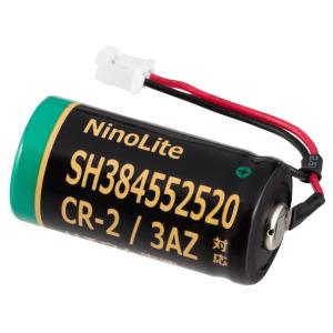 単品 SH384552520 CR-2/3AZ CR-2/3AZC23P 対応互換 リチウム電池 1600mAh 大容量 SHK7620 SHK38155 等 住宅用火災警報器 バッテリー