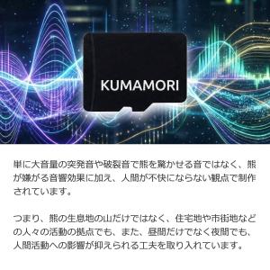(熊対策) くまもり#01 SDカード 音源入...の詳細画像4