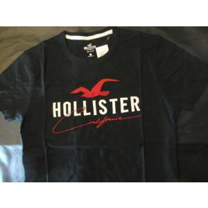 本物正規◆ホリスター◆Tシャツ アップリケ 3153-900■黒/赤■新品/綿100％ HOLLIS...