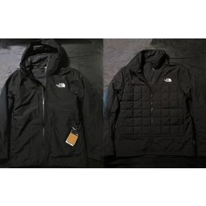 本物正規 ノースフェイス 3in1 マウンテンパーカー &amp; サーモボール ダウン ジャケット ビッグ...