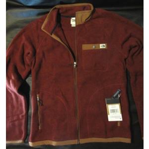 本物正規◆ノースフェイス◆ニット フリース ジャケット GORDON LYONS■レンガ■BRICK HOUSE RED■新品/アメリカ限定■QDG SWEATER The North Face