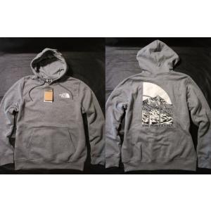 本物正規 ノースフェイス スウェット パーカー NOVELTY GRAPHIC HDY■杢 グレー ...