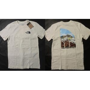 本物正規◆ノースフェイス◆Tシャツ GI■GARDENIA WHITE アイボリー■新品■アメリカ限...