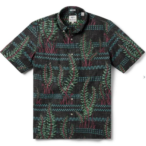 本物正規◆REYN SPOONER レインスプーナー◆アロハシャツ/半袖シャツ FERN TAPA ...