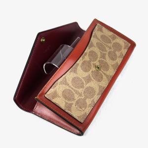 美品✨COACH　アコーディオン ジップ ウォレット　ダークブラウン COACH（コーチ） COACH 31546 アコーディオン ジップ ウォレット