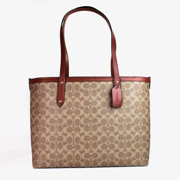 コーチ COACH 69422 セントラル トート ウィズ ジップ シグネチャー キャンバス ショル...
