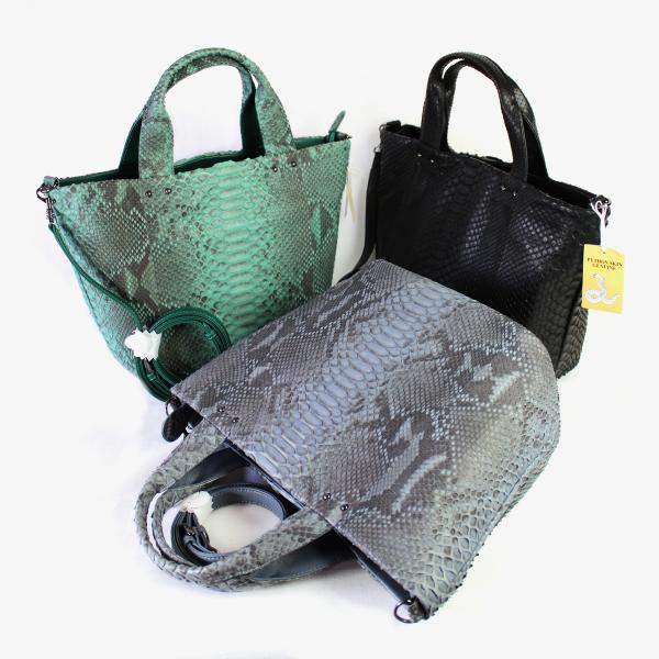 パイソン ハンドバッグ 740-5559 ヘビ革ハンドバッグ レディースバッグ