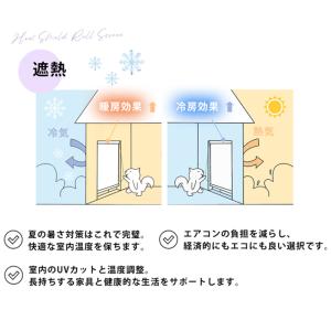 ロールカーテン 幅60×丈90cm 遮光 1級...の詳細画像4
