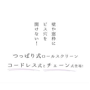 つっぱり ロールスクリーン ロールカーテン 防...の詳細画像1