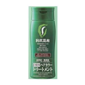 利尻ヘアカラートリートメント200g　3本 楽天市場】白髪用 利尻ヘアカラートリートメント 200g×3本セット【毛