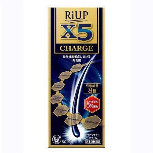 【第1類医薬品】大正製薬 リアップX5 チャージ 60ml [【6個セット・ 送料込】※当店薬剤師か...