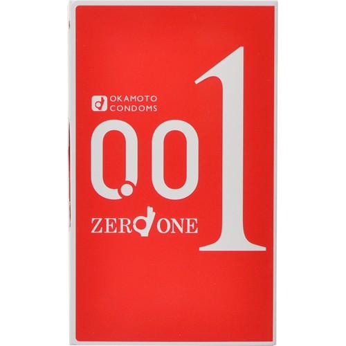 ゼロワン 001 3個入(コンドーム)【メール便(送料込)】※代引・時間・日時指定・同梱は不可