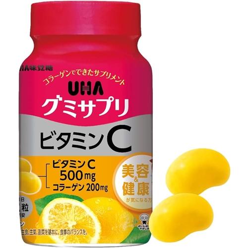 【健食】UHA グミサプリ ビタミンC 30日分 60粒 [5個セット・【(送料込)】※他の商品と同...