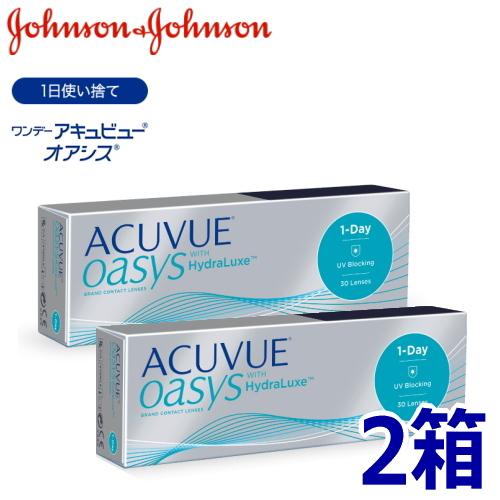 ワンデーアキュビューオアシス 30枚入り 2箱 ONE DAY one day アキビュー 1OS ...