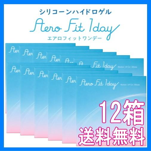 コンタクトレンズ 1DAY エアロフィットワンデー 30枚入り 12箱 1日使い捨て シリコーンハイ...