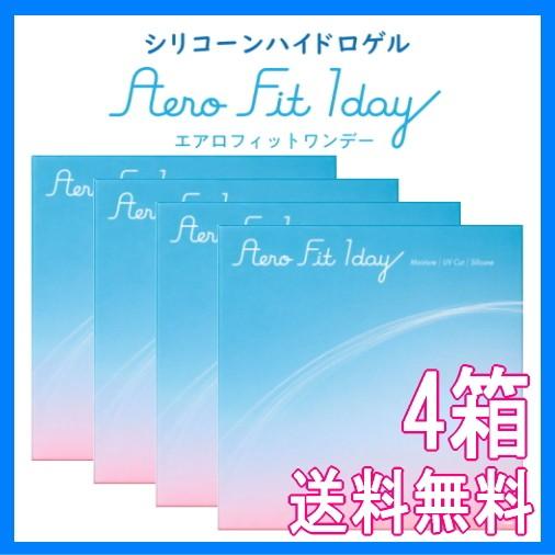 コンタクトレンズ 1DAY エアロフィットワンデー 30枚入り 4箱 1日使い捨て シリコーンハイド...