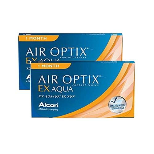 コンタクトレンズ 1ヶ月 エアオプティクスEXアクア 1ヶ月使い捨て 3枚入 2箱 AIR OPTI...