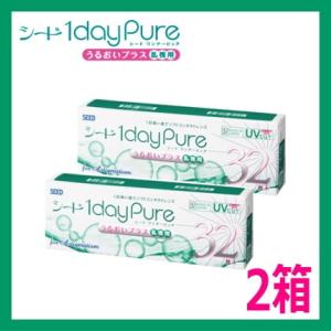 乱視用コンタクトレンズ 1day シード ワンデーピュアうるおいプラス乱視用 32枚入り 2箱 1d...