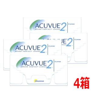2week 2ウィークアキュビュー 2週間使い捨て 6枚入 4箱 ACUVUE アキビュー ポスト投...