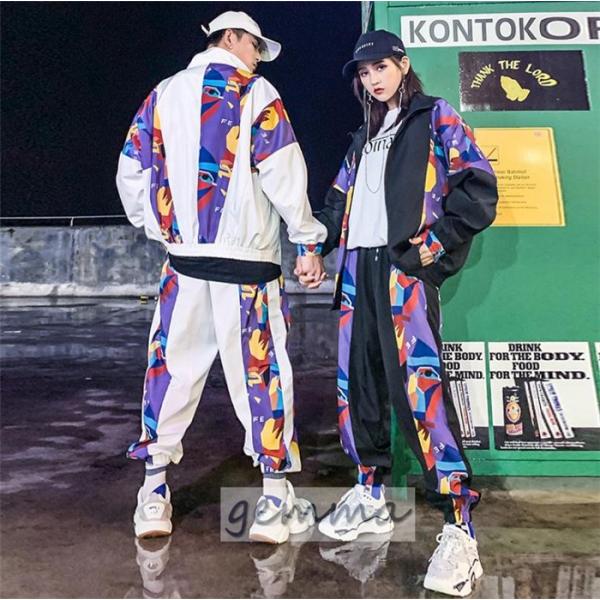 セットアップ ヒップホップ hiphop レデース メンズ  ジャケット パンツ ダンス 衣装  ジ...