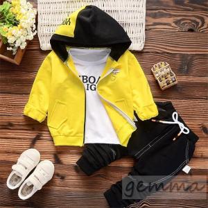 子供服セットアップ キッズ  三点セット ジャケット