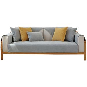 ソファカバー マルチカバー 撥水加工 春夏秋冬兼用 コットン ペット爪とぎ傷の保護  防塵用 雰囲気替え １人掛け L型ソファー ソファー シンプル 和風 日系