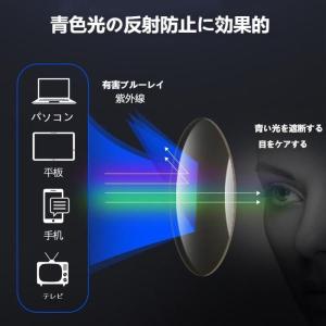 老眼鏡 遠近両用 メガネ ブルーライトカット機...の詳細画像1