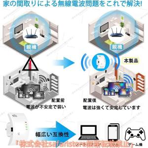WIFI中継器 無線LAN 無線中継機 2.4...の詳細画像2