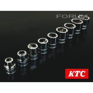 KTC 9.5sq. ソケット 9個セット / 9.5mm角 （3/8） 差込 ソケットレンチセット