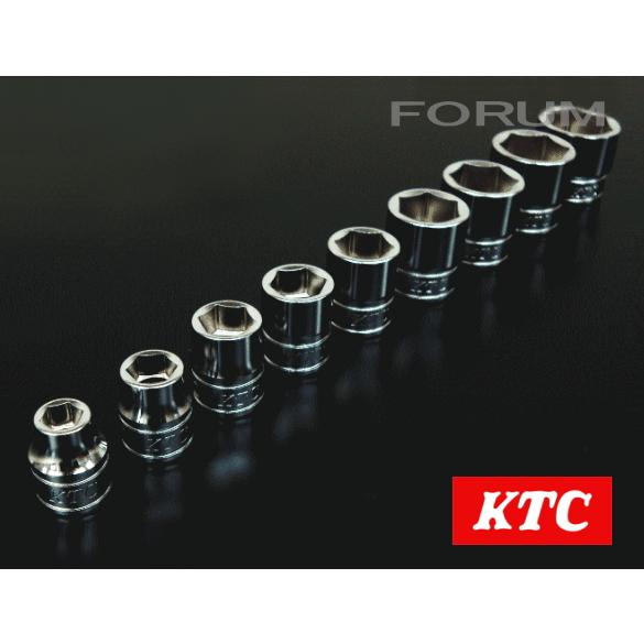 【レビューを書いて送料無料】【在庫あります】KTC 9.5sq. ソケット 9個セット / 9.5m...