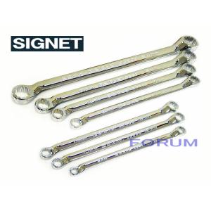 SIGNET シグネット 45゜ メガネレンチ セット 7本組 / めがねレンチ