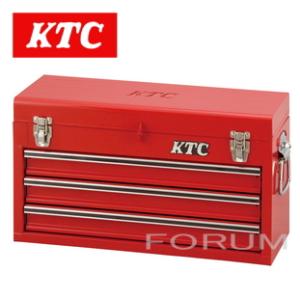 KTC 工具箱 【レビューを書いて送料無料】 【在庫あります】 チェスト （3段3引出し） SKX0213  （ソリッドレッド） ツールケース
