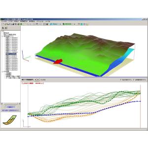 3次元地すべり斜面安定解析・3DCAD（LEM）Ver.2（初年度サブスクリプション）