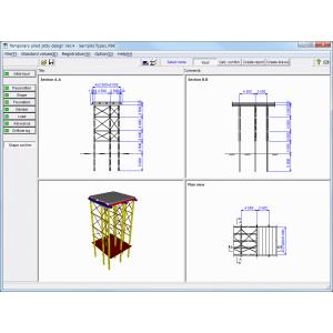 仮設構台の設計・3DCAD（日本基準／英語版） Ver.4(初年度サブスクリプション)
