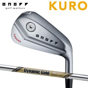 オノフ 2022年 NEW KURO 黒 フォージドアイアン 5本セット(#6〜PW) [ダイナミックゴールド ツアーイシューEX] DG ISSUE EX 　ONOFF FORGED IRON KURO｜forward-green