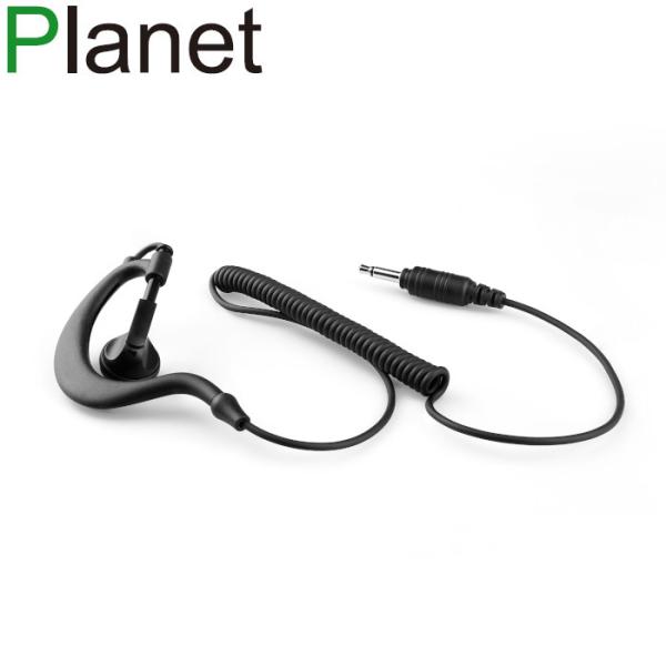 Planet PL-EA310C 耳掛け式モノラルイヤホン 片耳イヤホン 3.5φプラグ カールコー...
