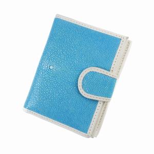 スティングレイ 二つ折り財布 新品 高級感 シャイニングスティングレイ