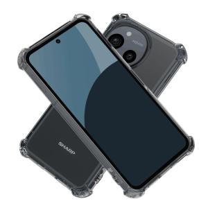 Hy+ AQUOS sense9 耐衝撃 ケース SH-53E SHG14 SH-M29 カバー ストラップホール 米軍MIL規格 クリア 衝撃吸収ポの商品画像