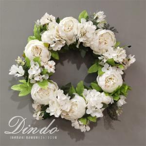 リース 玄関 おしゃれ パープル系 アネモネ ラベンダー 忘れな草