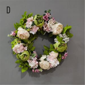 リース ブルー プレゼント 壁掛け ウェルカム...の詳細画像4